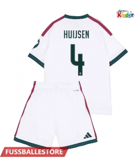 Günstige Real Madrid Dean Huijsen #4 Heimtrikotsatz Kinder 2026-27 Kurzarm (+ Kurze Hosen)